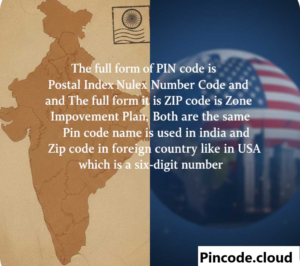 What is the difference between Pin code and Zip code, Pin code vs Zip code